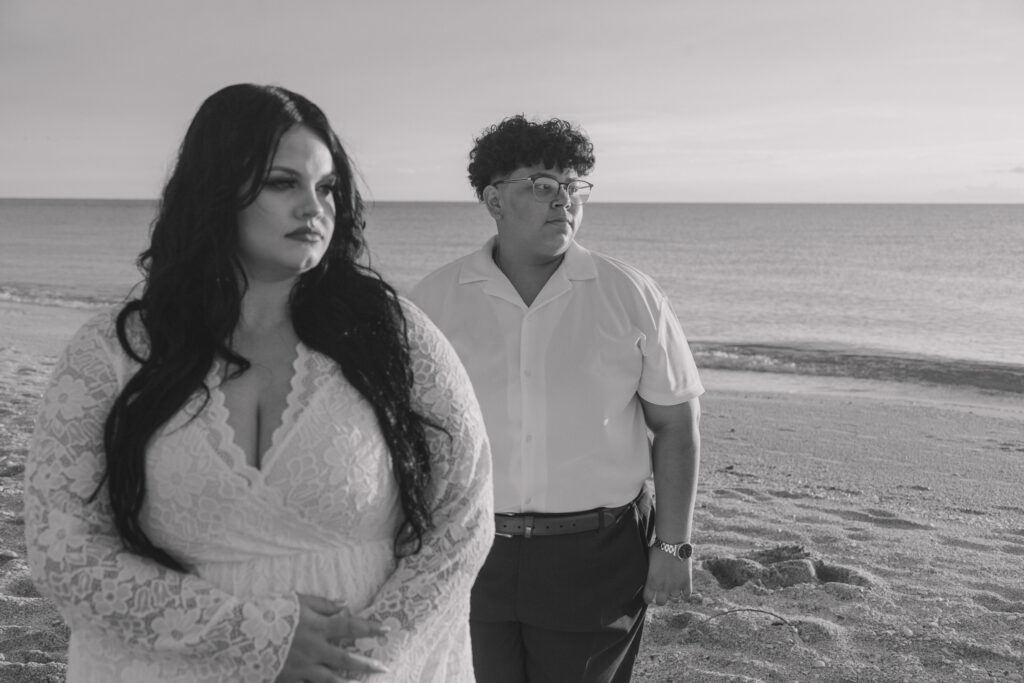 LBGTQ+ elopement on Sarasota Beach Florida