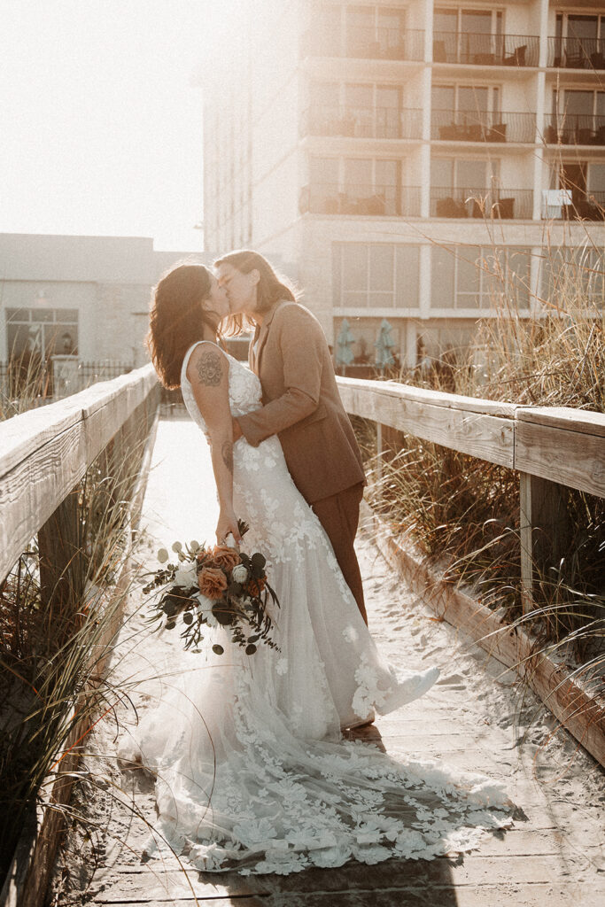 Golden hour beach portraits 