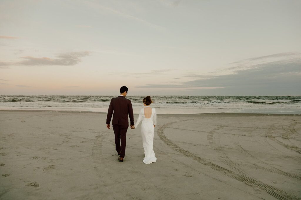 St. Augustine beach elopement location